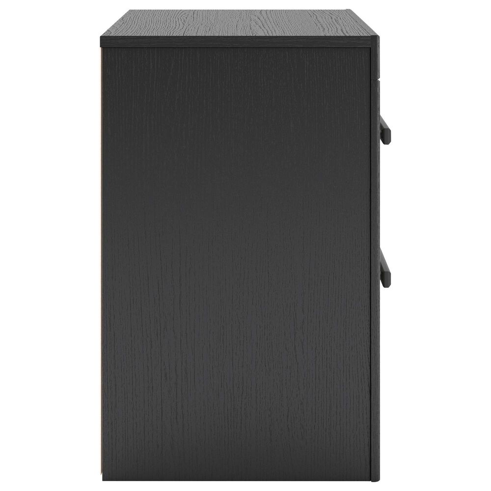 Ashley Broachmyn 5-Piece King Panel Bedroom Set in Black and Gray, , large