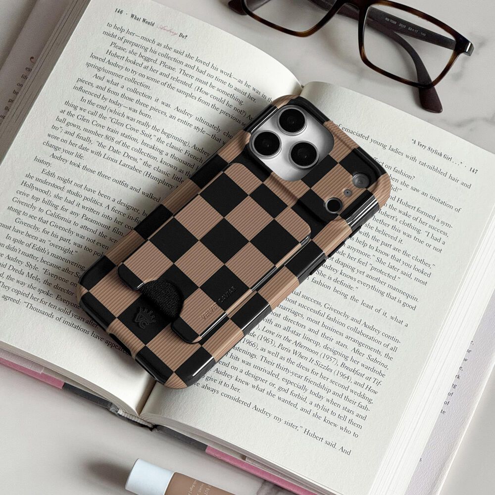 Velvet Caviar MagSafe Case For Apple iPhone 17 Pro Max Mocha Vibe Checkered, , large