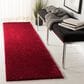 Safavieh August Shag AUG900Q 2"3" x 12" Red Runner, , large