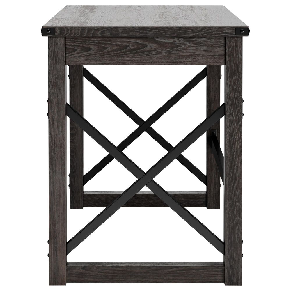 Ashley Freedan Desk in Grayish Brown and Black, , large