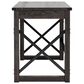 Ashley Freedan Desk in Grayish Brown and Black, , large