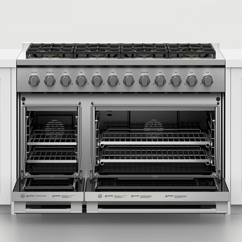Fisher and Paykel 48&quot; Freestanding Natural Gas Range with 8 Burners in Stainless Steel, , large