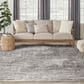 Nourison Sustainable Trends 9" x 12" Ivory and Grey Area Rug, , large