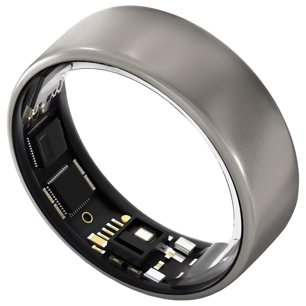 Ultrahuman Ultrahuman Size 12 Activity Tracker Ring Air in Raw Titanium, , large