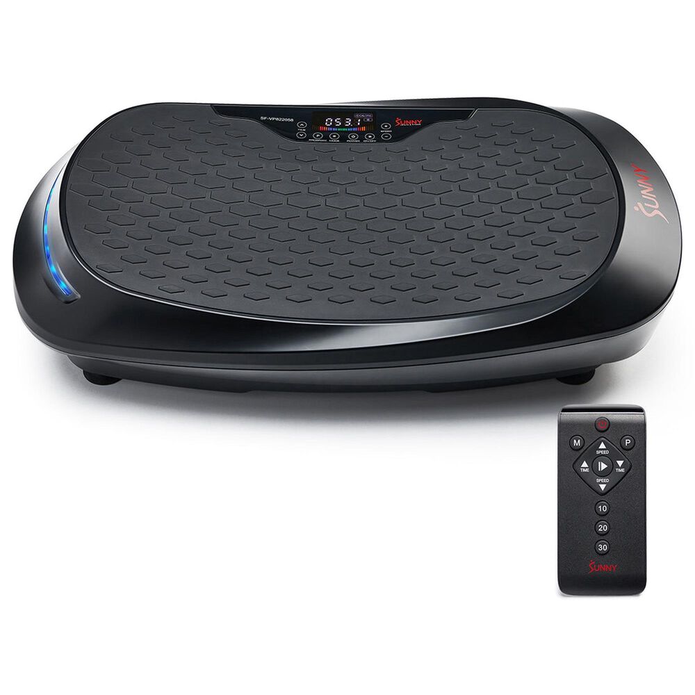 Sunny Health & Fitness Fitboard 4D Vibration Platform in Black, , large