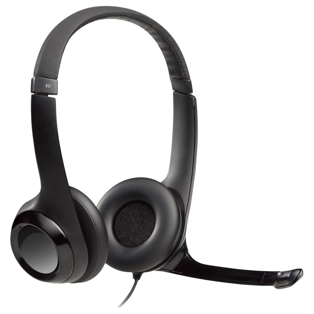 Logitech H390 USB Computer Headset with Noise Cancelling Mic in