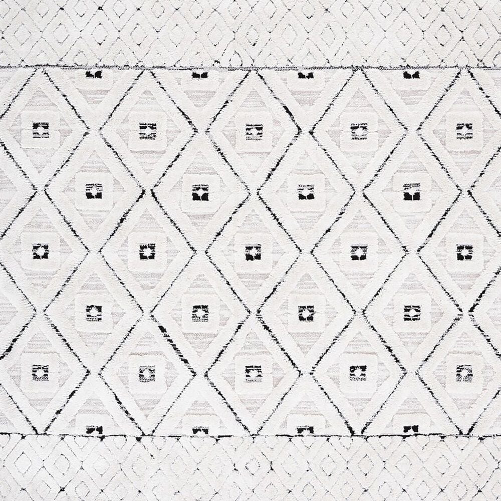 Safavieh Marrakesh MRK546A 5&#39;3&quot; x 7&#39;6&quot; Ivory and Grey Area Rug, , large