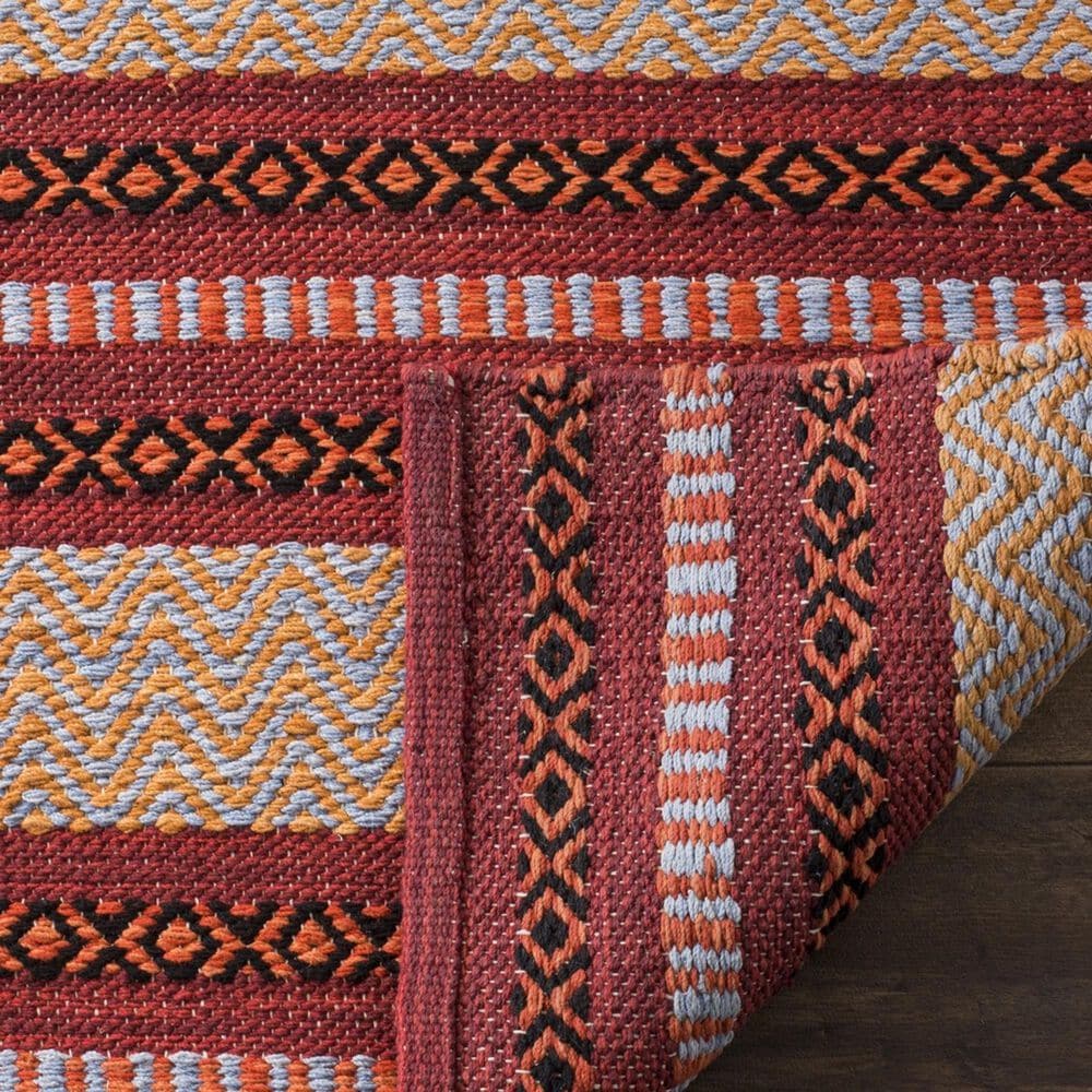 Safavieh Montauk 2&#39;3&quot; x 8&#39; Red and Ivory Runner, , large
