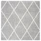 Safavieh Parma Shag PMA515G 3" Square Grey and Cream Area Rug, , large