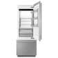 SMEG 15.54 Cu. Ft. Built-In Bottom Mount Refrigerator in Stainless Steel, , large