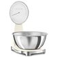 SMEG 50"s Retro Style Kitchen Scale in Cream and Chrome, , large