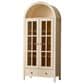 HOMLUX 71" Arched Curved Storage Cabinet in White, , large