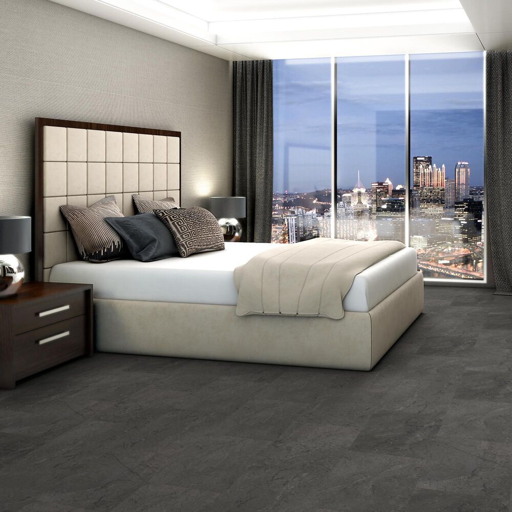 Shaw Pylon SPC Charcoal Soapstone 12&quot; x 24&quot; Luxury Vinyl Tile, , large