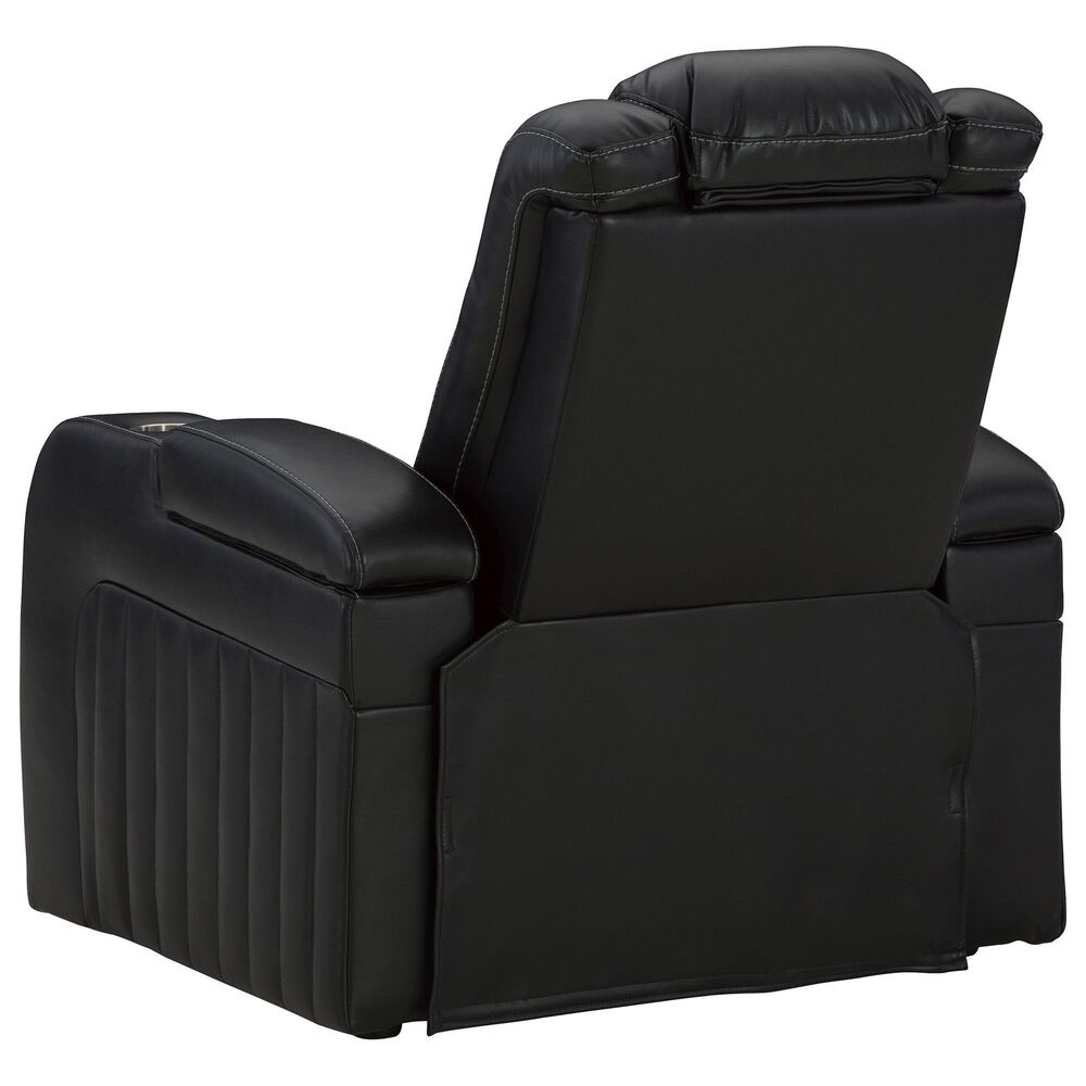 Ashley Cavemen Den Power Reclining Sofa and Recliner Set in Midnight, , large