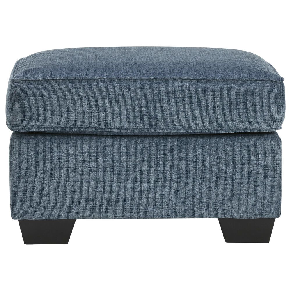 Ashley Cashton Ottoman in Blue, , large