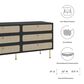 Modway Chaucer 6-Drawer Dresser in Black, , large
