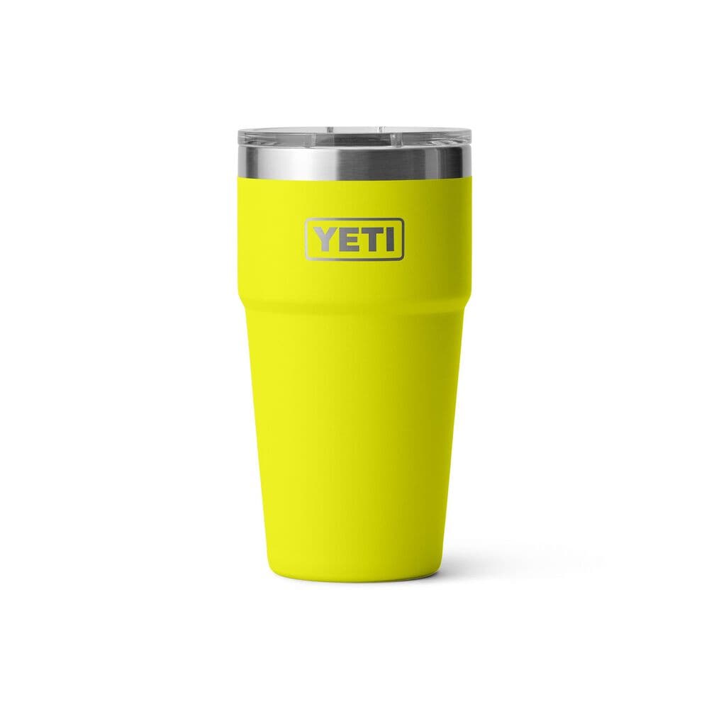 YETI Rambler 20 oz Stackable with Magslider Lid in Firefly Yellow, , large