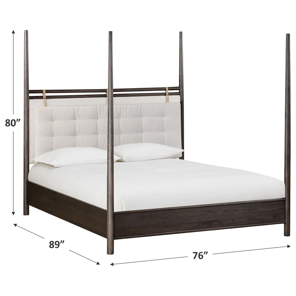 Urban Home Rockport Yin King Poster Bed in Yin Brown, , large