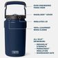 YETI Silo Half Gallon Jug with MagSlider Straw Cap in Navy, , large