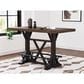Ashley Valebeck 5-Piece Counter Height Dining Set in Black and Brown, , large