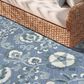Nourison Aloha ALH17 Blue 7"10" x 10"6" Indoor/Outdoor Area Rug, , large