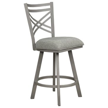 Delaware Dining Rebecca Swivel Counter Stool in Nickel, , large