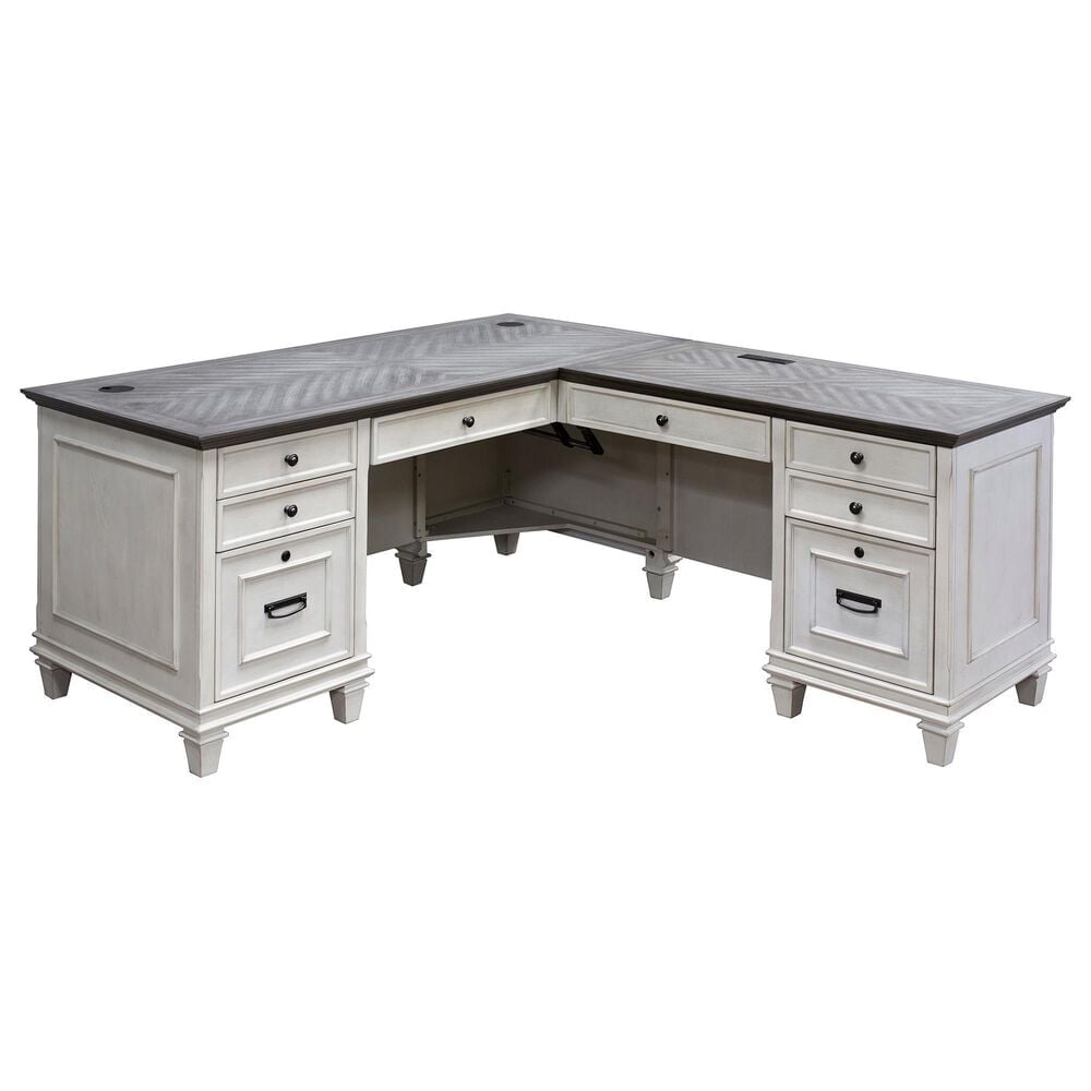 Wycliff Bay Hartford Right Hand Facing L-Shaped Desk, , large