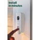 Blink Battery Doorbell 2K+ Wireless with Sync Module Core in White, , large