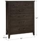 Viceray Collections Passageways 5 Drawer Chest in Charleston Brown, , large