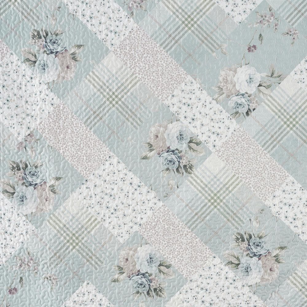 J. Queen New York Bungalow 3-Piece King/California King Quilt Set in Spa, , large