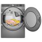 Whirlpool 7.4 cu. ft. Smart Front Load Electric Dryer with Steam in Radiant Silver, , large