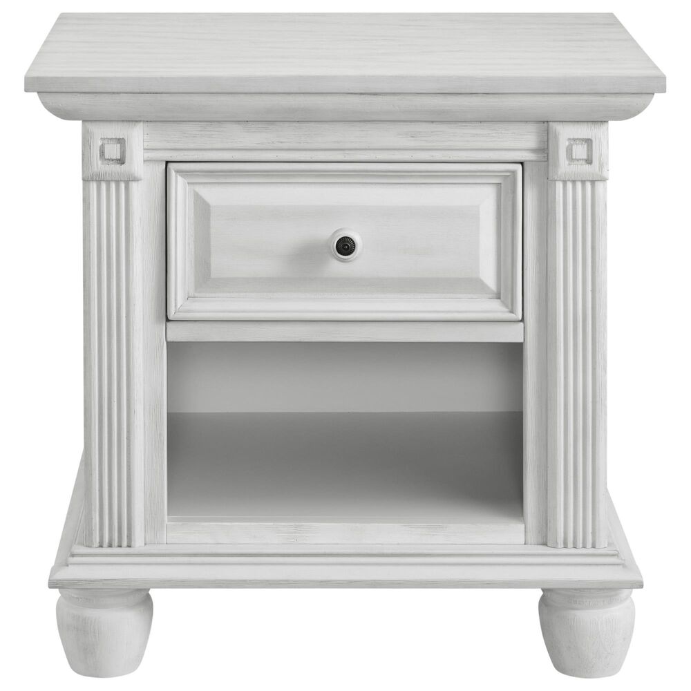 Oxford Baby London Lane 1-Drawer Nightstand in Vintage White, , large