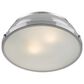 Golden Lighting Duncan 14" Flush Mount in Pewter and Glossy Gray, , large