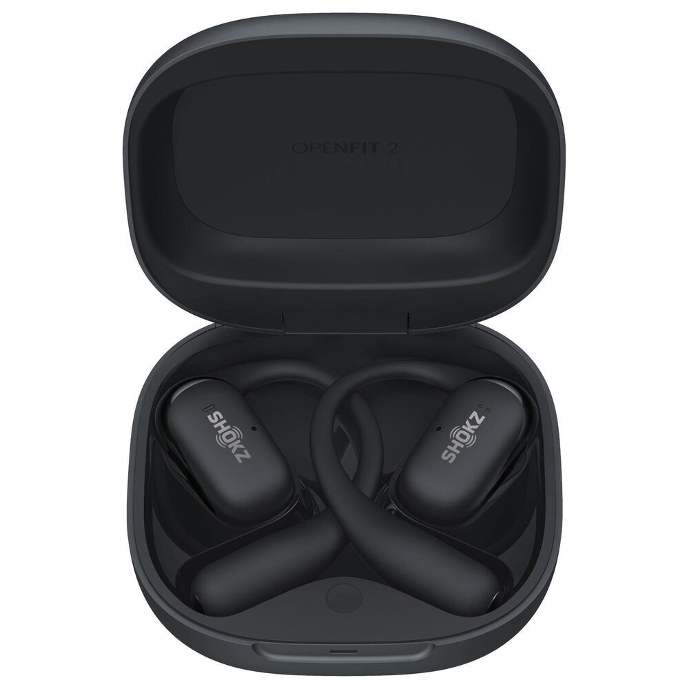 Shokz OpenFit 2 Open-Ear True Wireless Earbuds in Black, , large