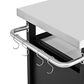 HOMLUX 39.5" Outdoor Kitchen Island in Black and Stainless Steel, , large