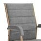 Zuo Modern Auction Office Chair with Gray Faux Leather in Bronze, , large