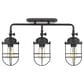 Golden Lighting Seaport 3-Light Bath Vanity in Matte Black, , large