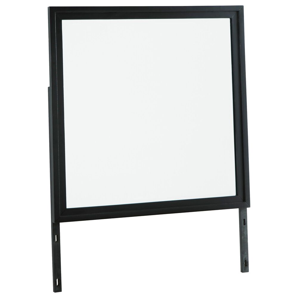 Ashley Kraeburn Bedroom Mirror in Satin Black, , large