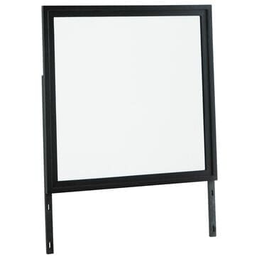 Ashley Kraeburn Bedroom Mirror in Satin Black, , large