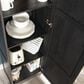 Sauder 4-Shelf Storage Cabinet in Raven Oak, , large