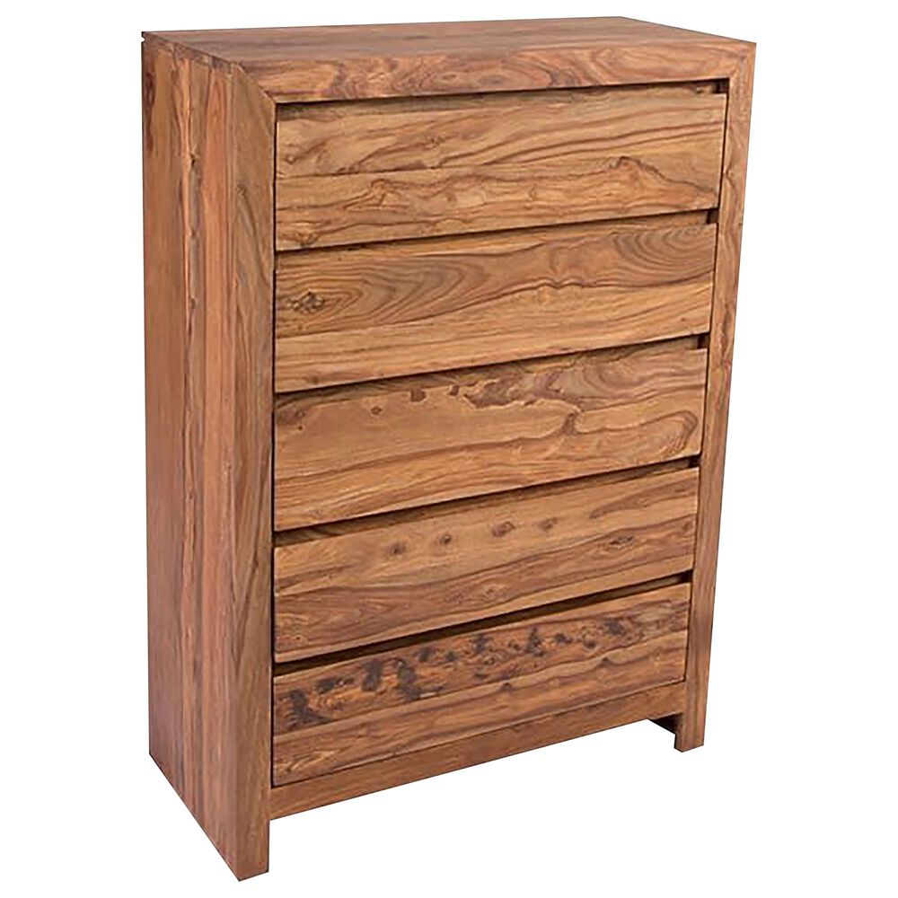 37B Urban 5 Drawer Chest Chest in Natural, , large