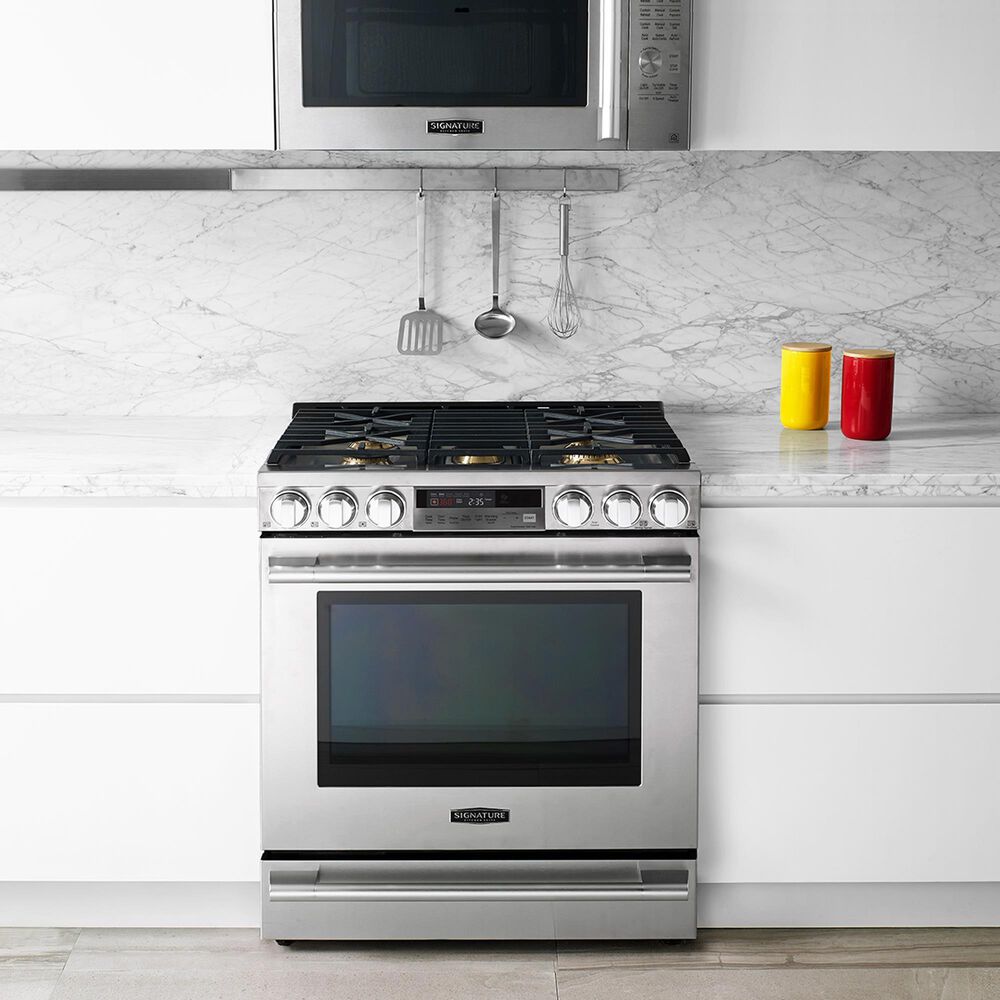 Signature Kitchen Suite 3-Piece Kitchen Package with Microwave Oven and Pro PowerSteam Dishwasher in Stainless Steel, , large