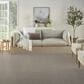 Nourison Courtyard Ivory and Charcoal 9" x 12" Indoor/Outdoor Area Rug, , large