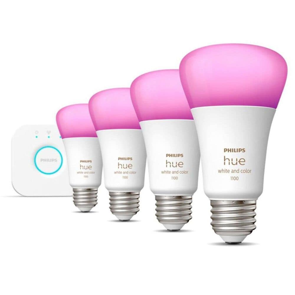 Philips Hue Bridge 2.0 &amp; E26 Starter Kit 4pk, , large
