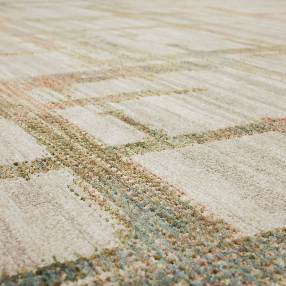 Karastan Memento Souvenir 2&#39;5&quot; x 7&#39;5&quot; Beige Runner, , large