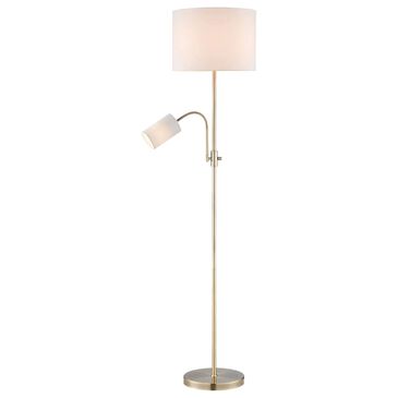 Lite Source Tayvon Floor Lamp in Antique Brass, , large