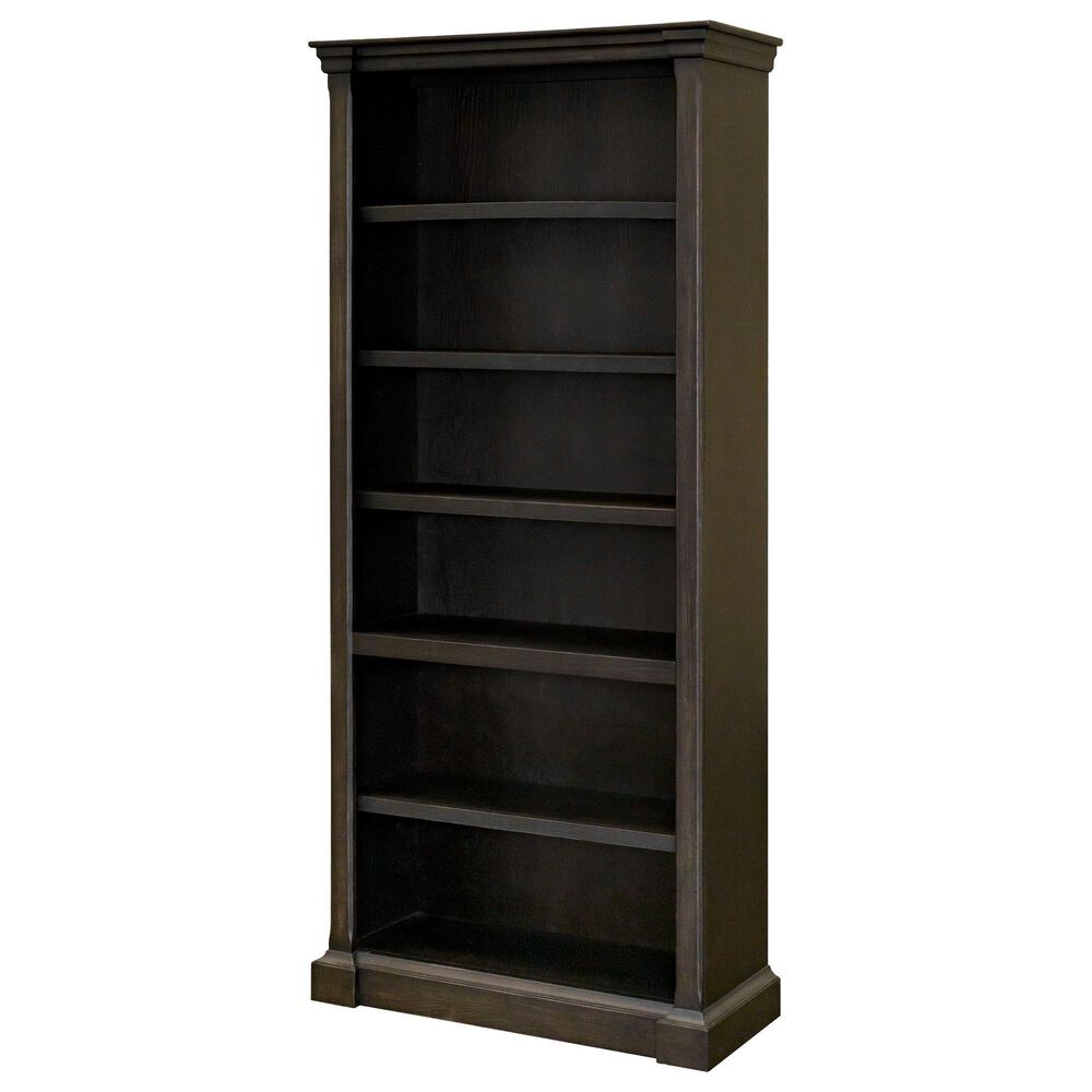 Wycliff Bay Kingston Open Bookcase in Dark Chocolate, , large