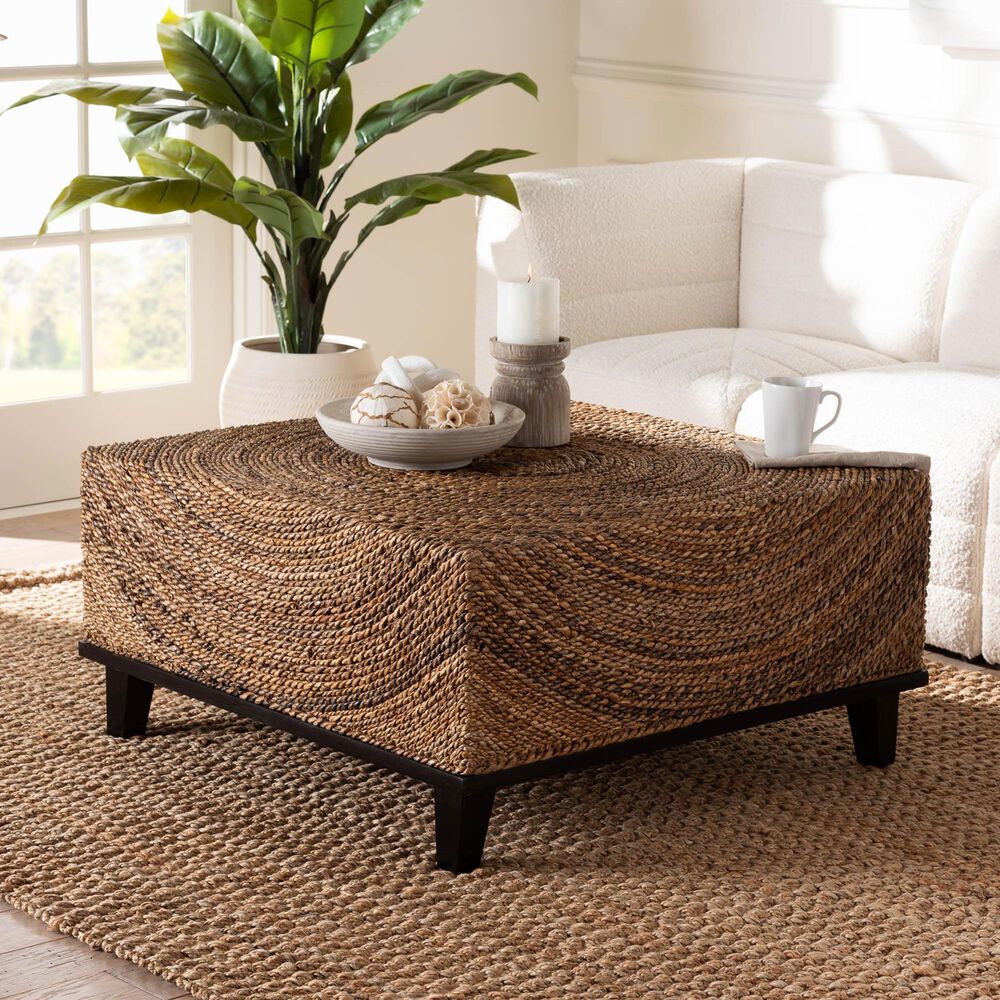 Baxton Studio Verino Coffee Table in Natural and Espresso Brown, , large