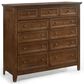 Intercon San Mateo 11-Drawer Gentlemen"s Chest in Tuscan, , large