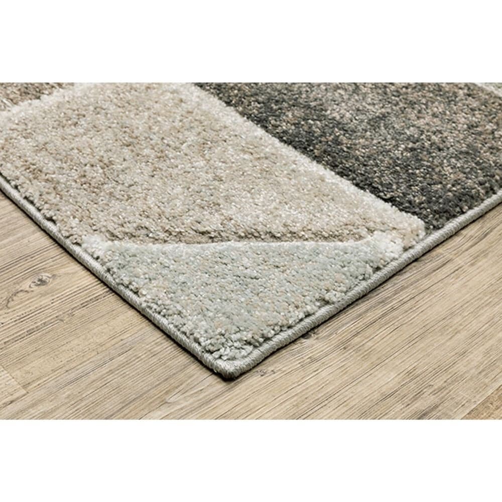 Oriental Weavers Cambria Triangular 7&#39;10&quot; x 10&#39;10&quot; Multicolor Area Rug, , large